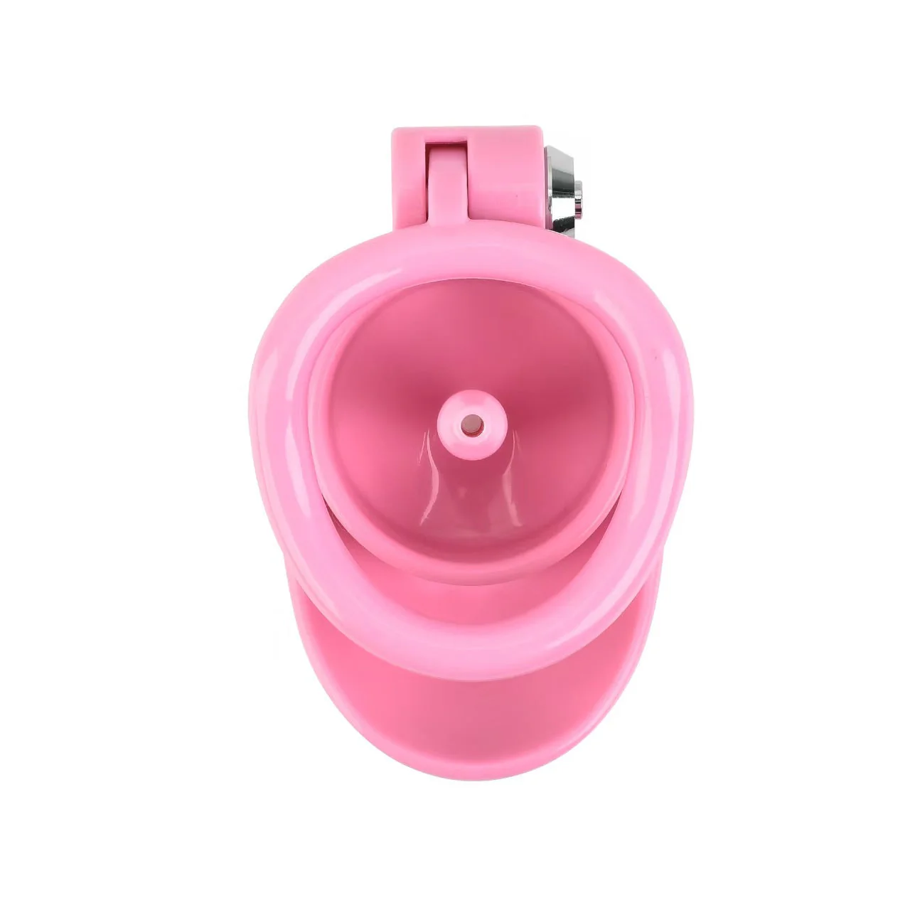 Pink Push-Button Chastity Cage - Image 8