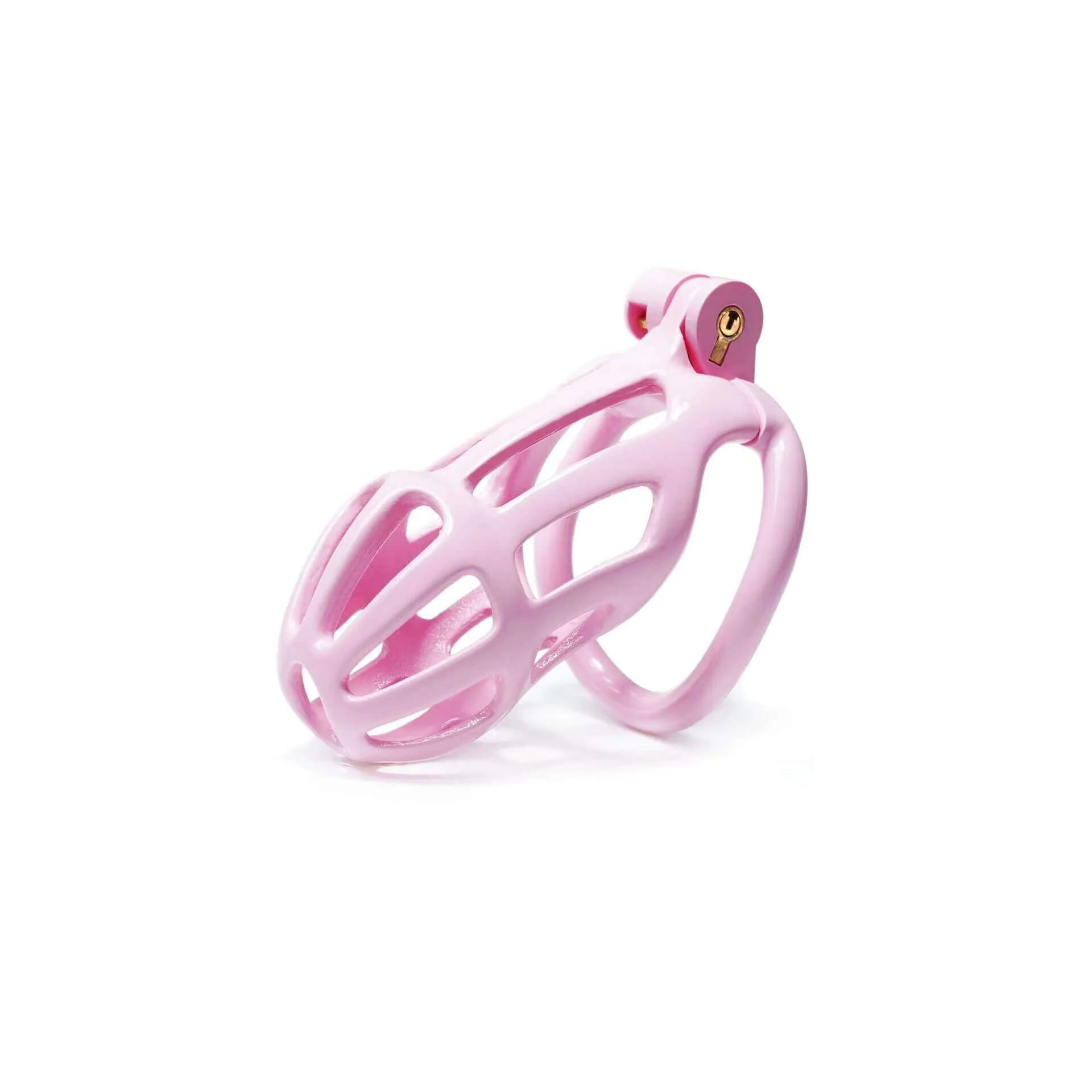 Pink Stripe Mamba Chastity Cage Kit 1.77 To 4.13 Inches Long - Image 5