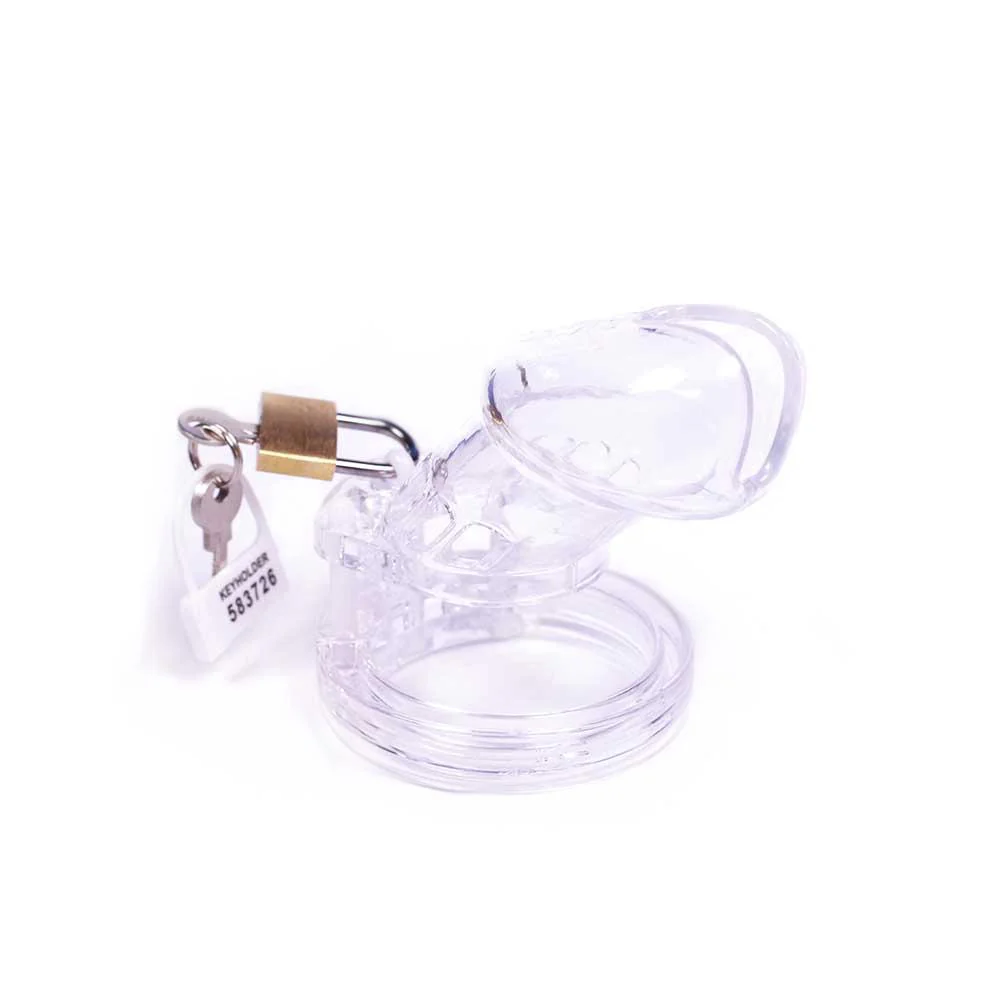 Plastic Chastity Cage 3.35 inches and 3.94 inches long - Image 3