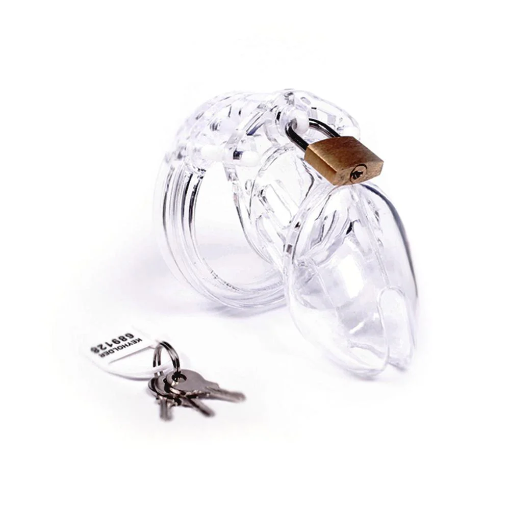 Plastic Chastity Cage 3.35 inches and 3.94 inches long - Image 6