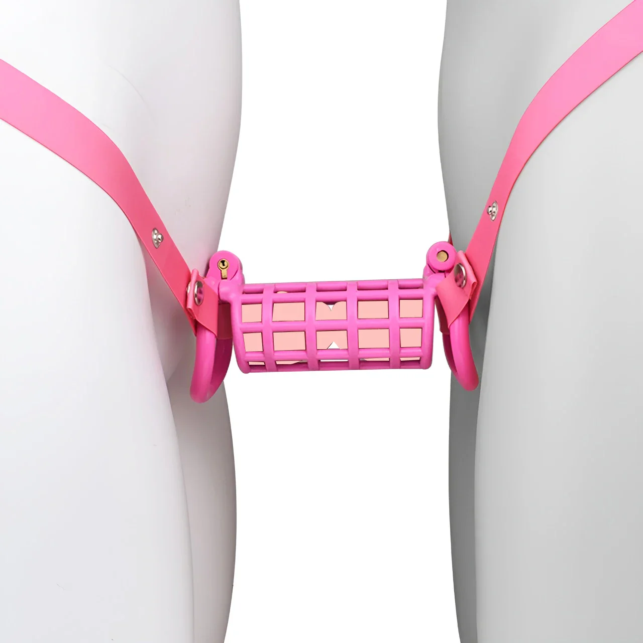 Plastic Twin Chastity Cage - Image 2