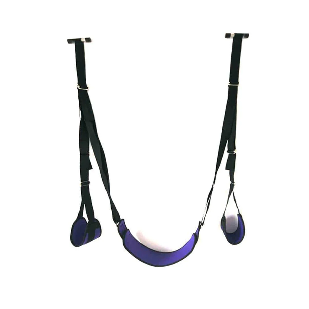 Purple Leg Spreader Sex Swing - Image 2