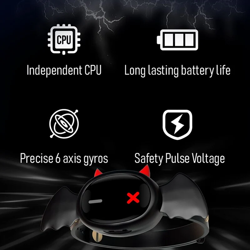 Qiui APP Remote Control Electric Shock Devil Collar Adjustable - Image 5