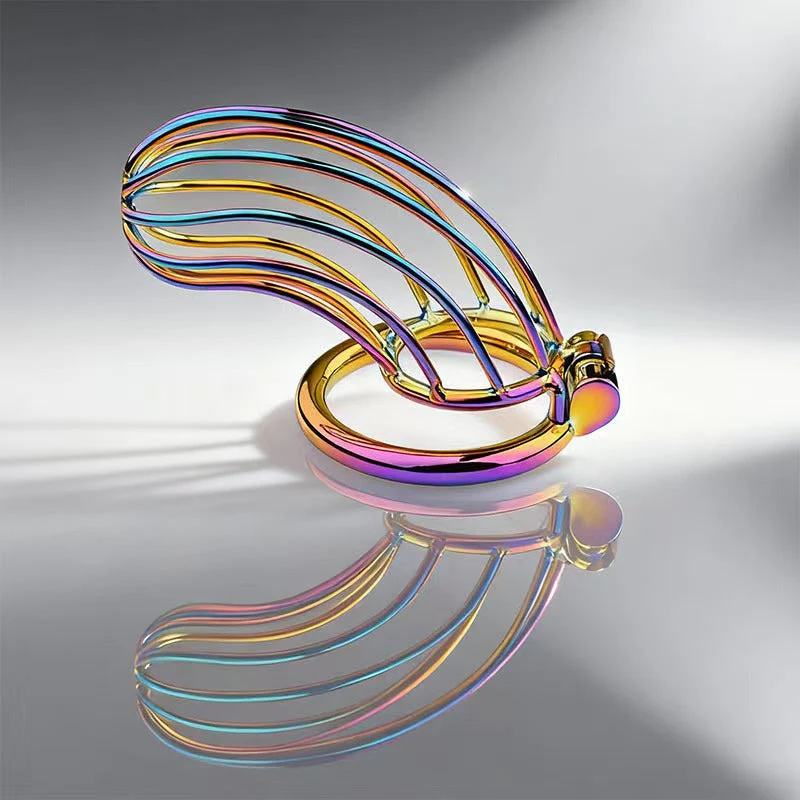 Rainbow Long Banana Chastity Lock - Image 5
