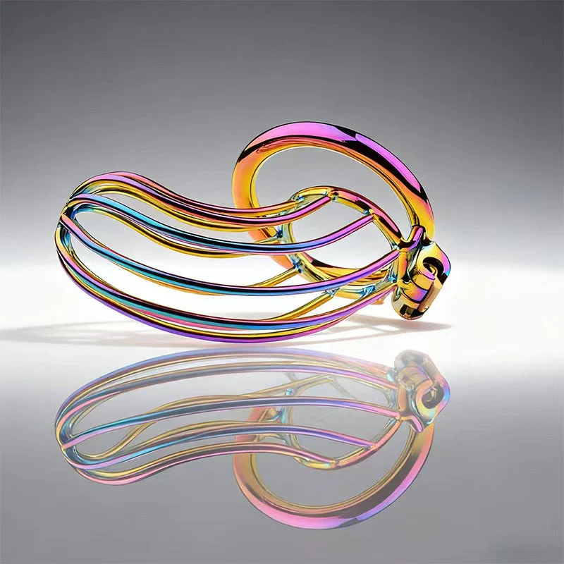 Rainbow Long Banana Chastity Lock - Image 6