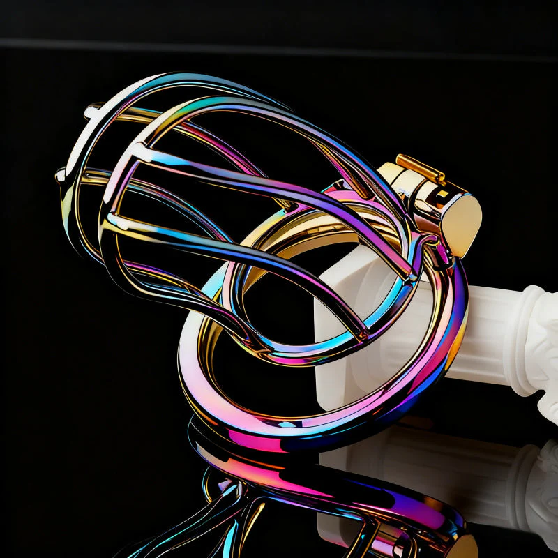 Rainbow Small Banana Chastity Lock