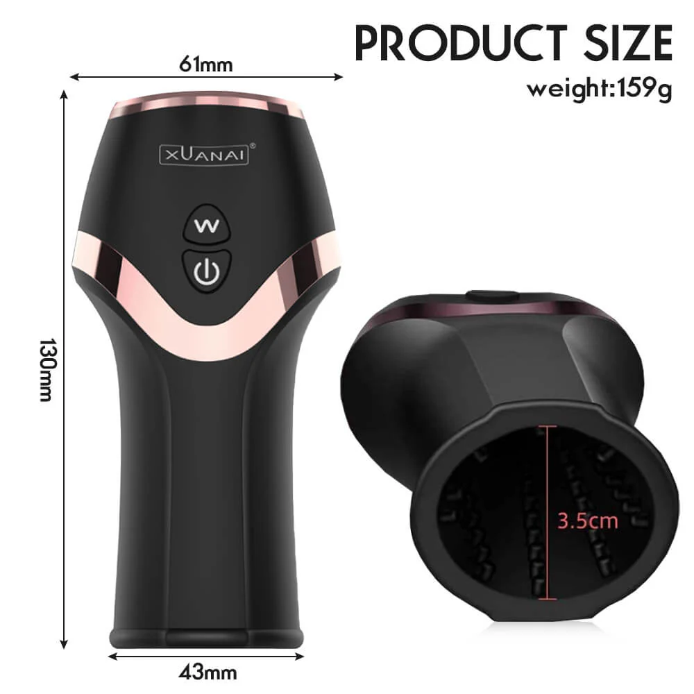 Razor 10 Frequency Vibration Masturbation Cup - Image 3