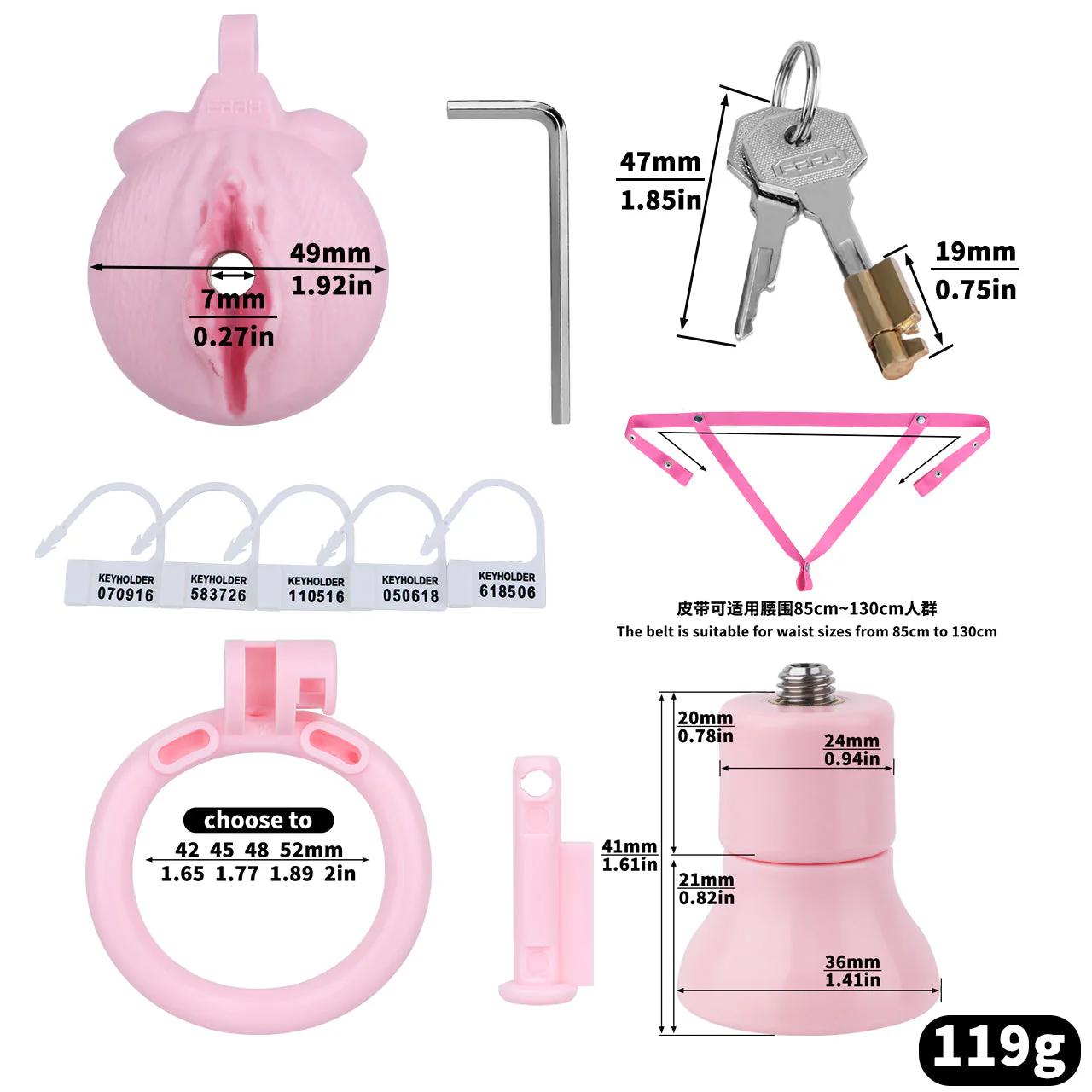 Realistic Pussy Chastity Cage - Image 8