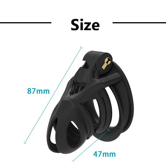 Resin Arc Cobra Chastity Lock Device - Image 3