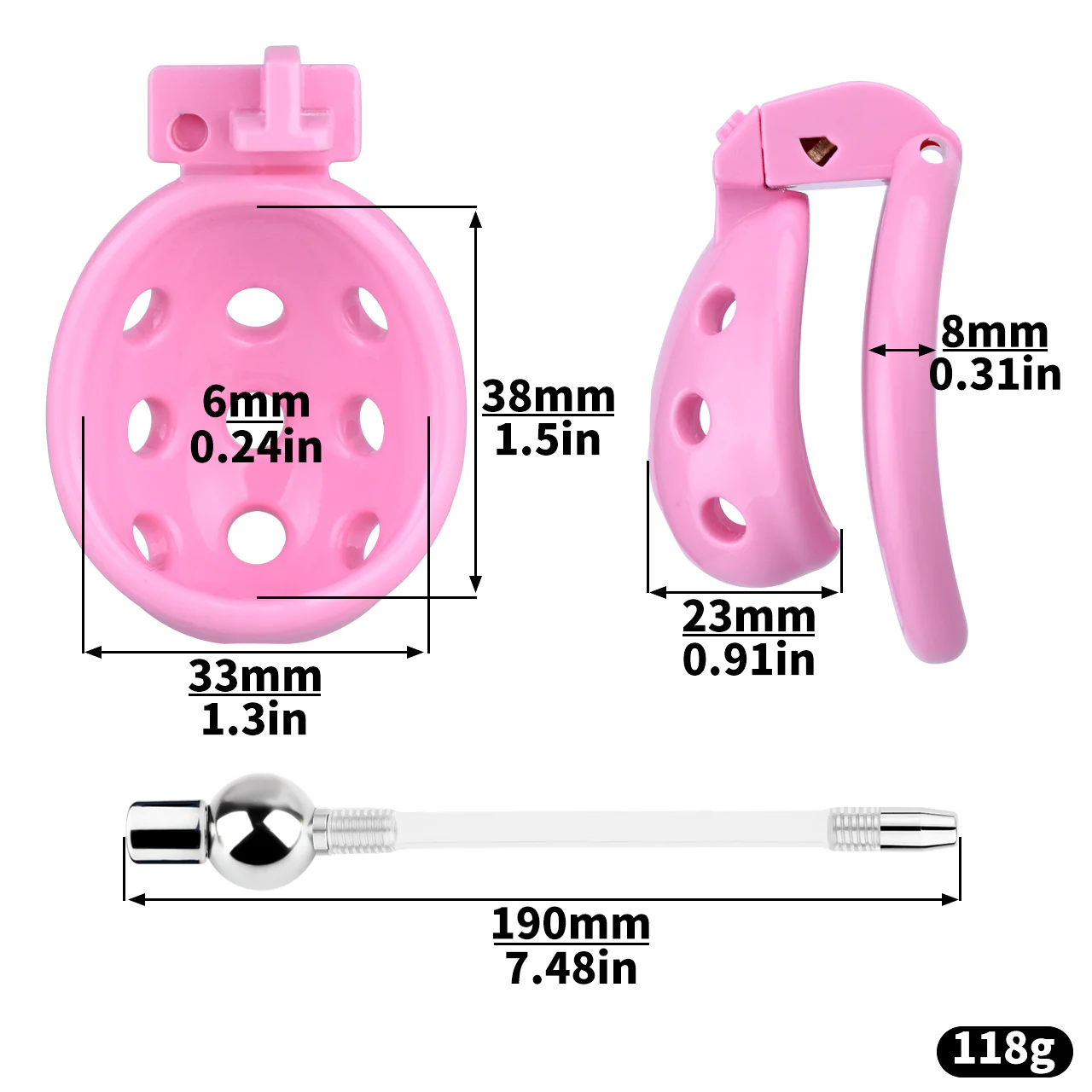 Resin Male Chastity Cage - Image 5