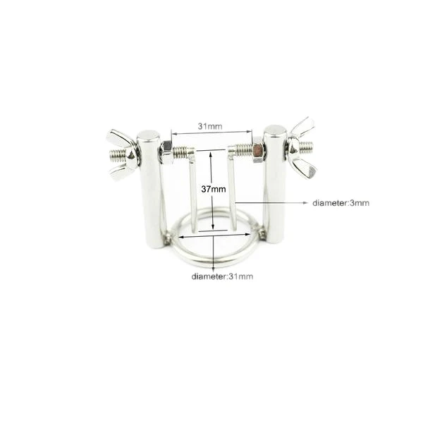 Ringed Masturbator Stainless Urethral Sound - Image 6