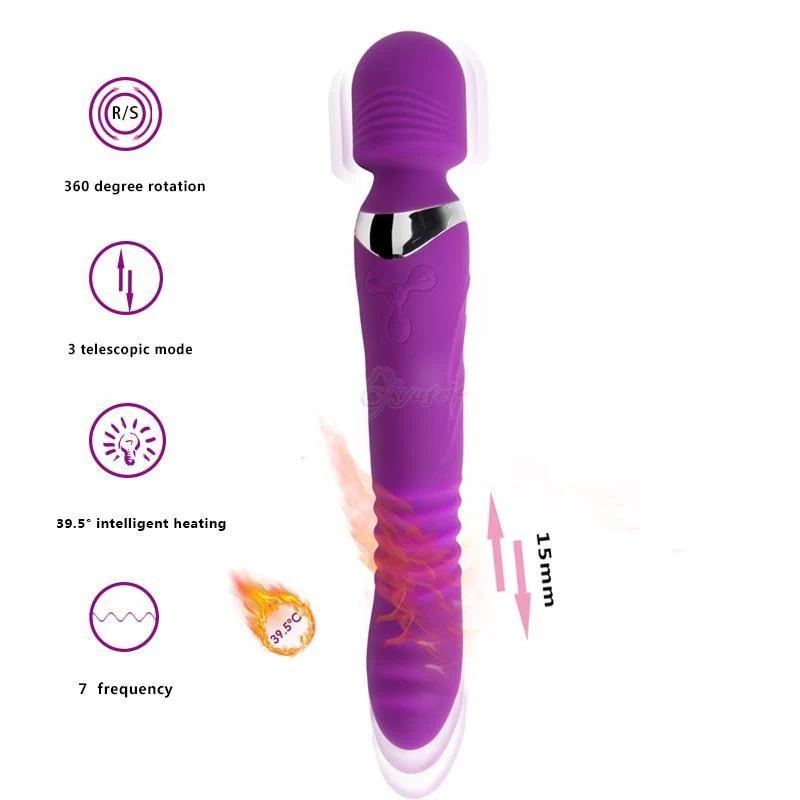 Rotation Heated Dildo Vibrator - Image 3