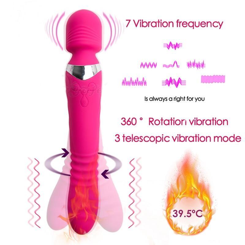 Rotation Heated Dildo Vibrator - Image 4