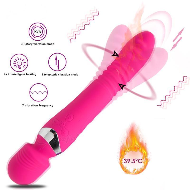 Rotation Heated Dildo Vibrator - Image 6