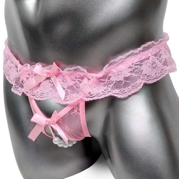 Ruffled Sissy Thong w/ Bows - Image 2