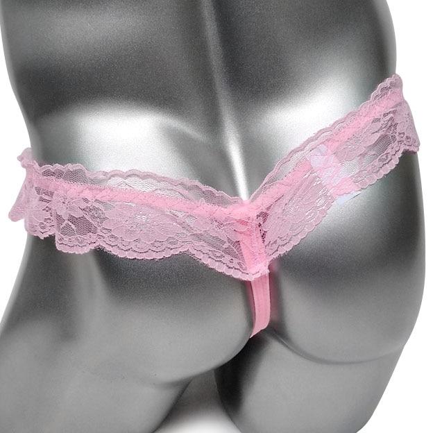 Ruffled Sissy Thong w/ Bows - Image 3