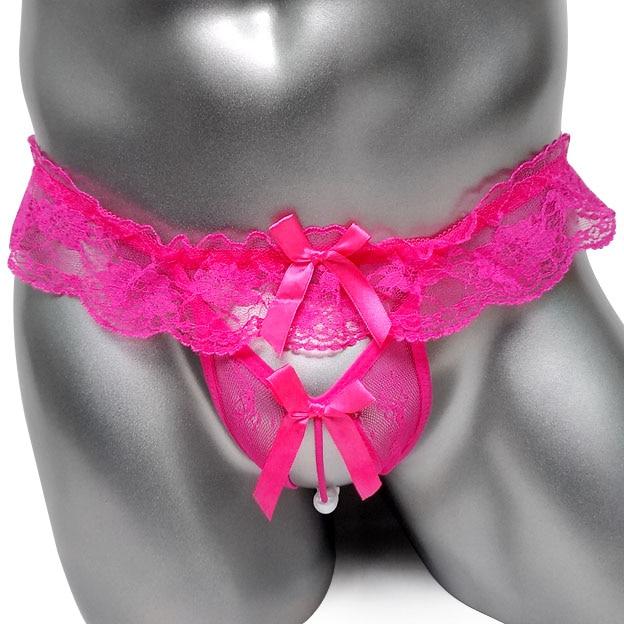 Ruffled Sissy Thong w/ Bows - Image 6