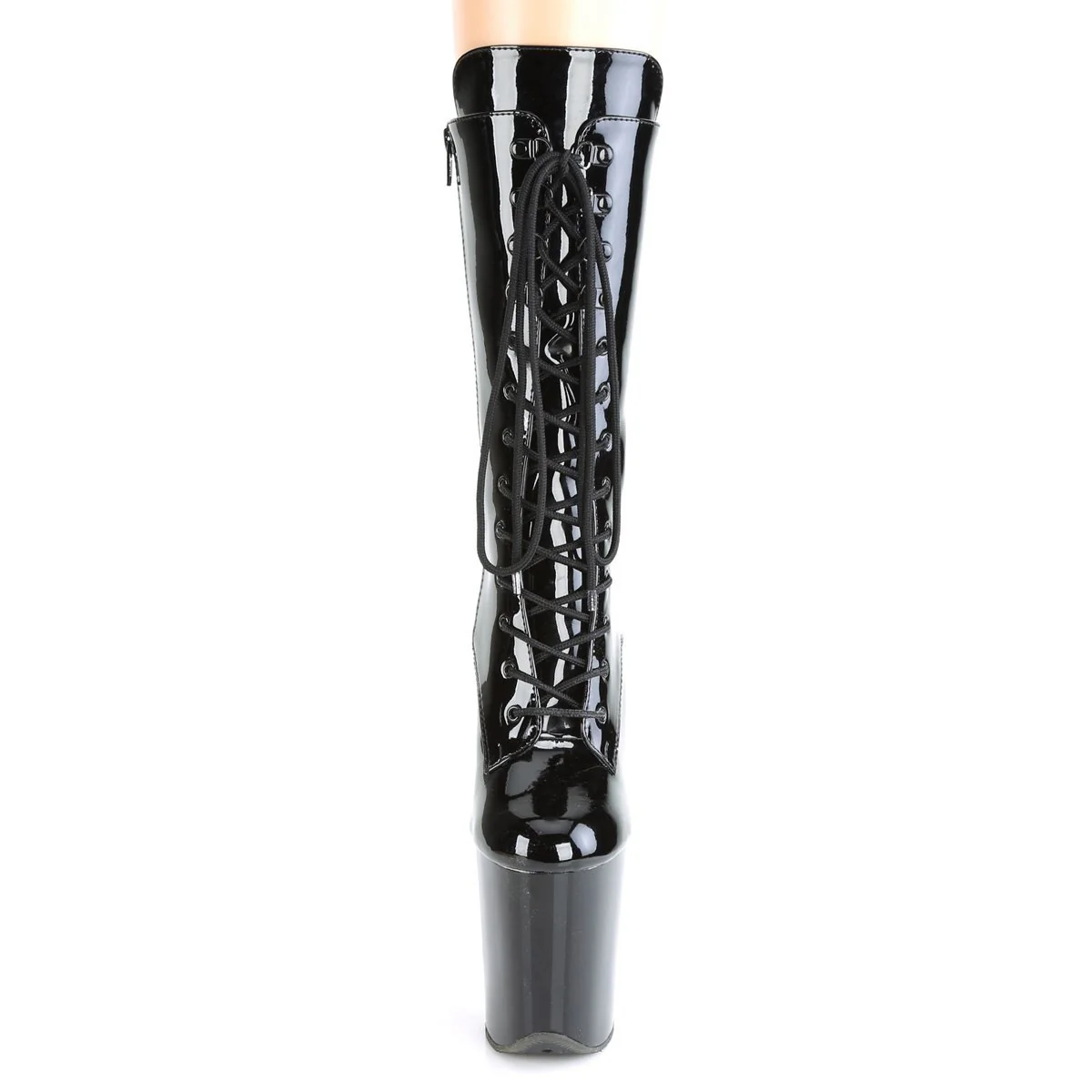 Seductive-1010 Exotic Boot | Black Patent - Image 2