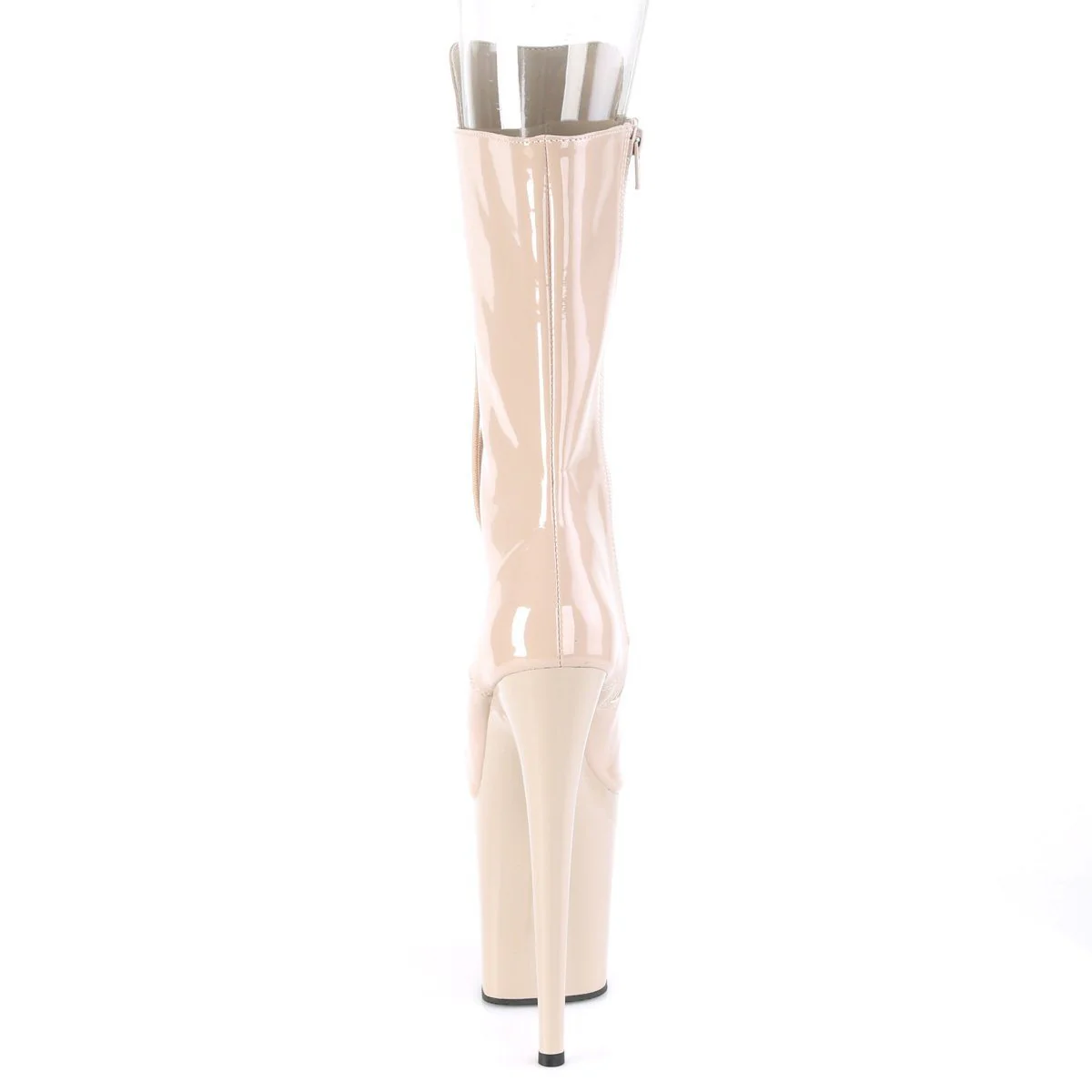 Seductive-1051 Exotic Boot | Nude Patent - Image 4