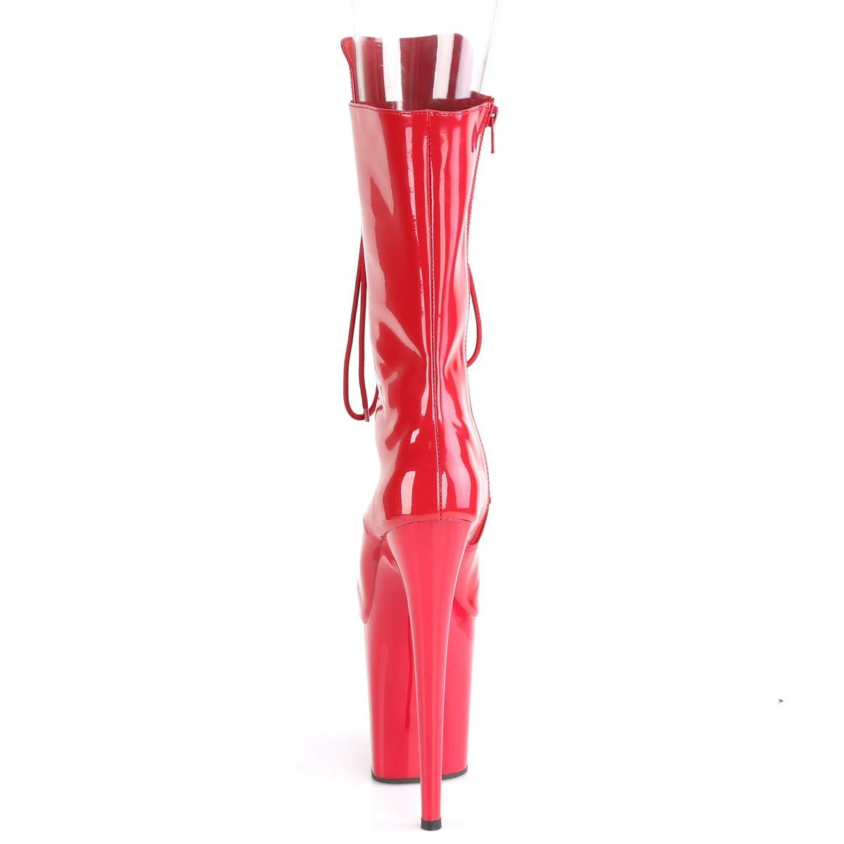 Seductive-1051 Exotic Boot | Red Patent - Image 4