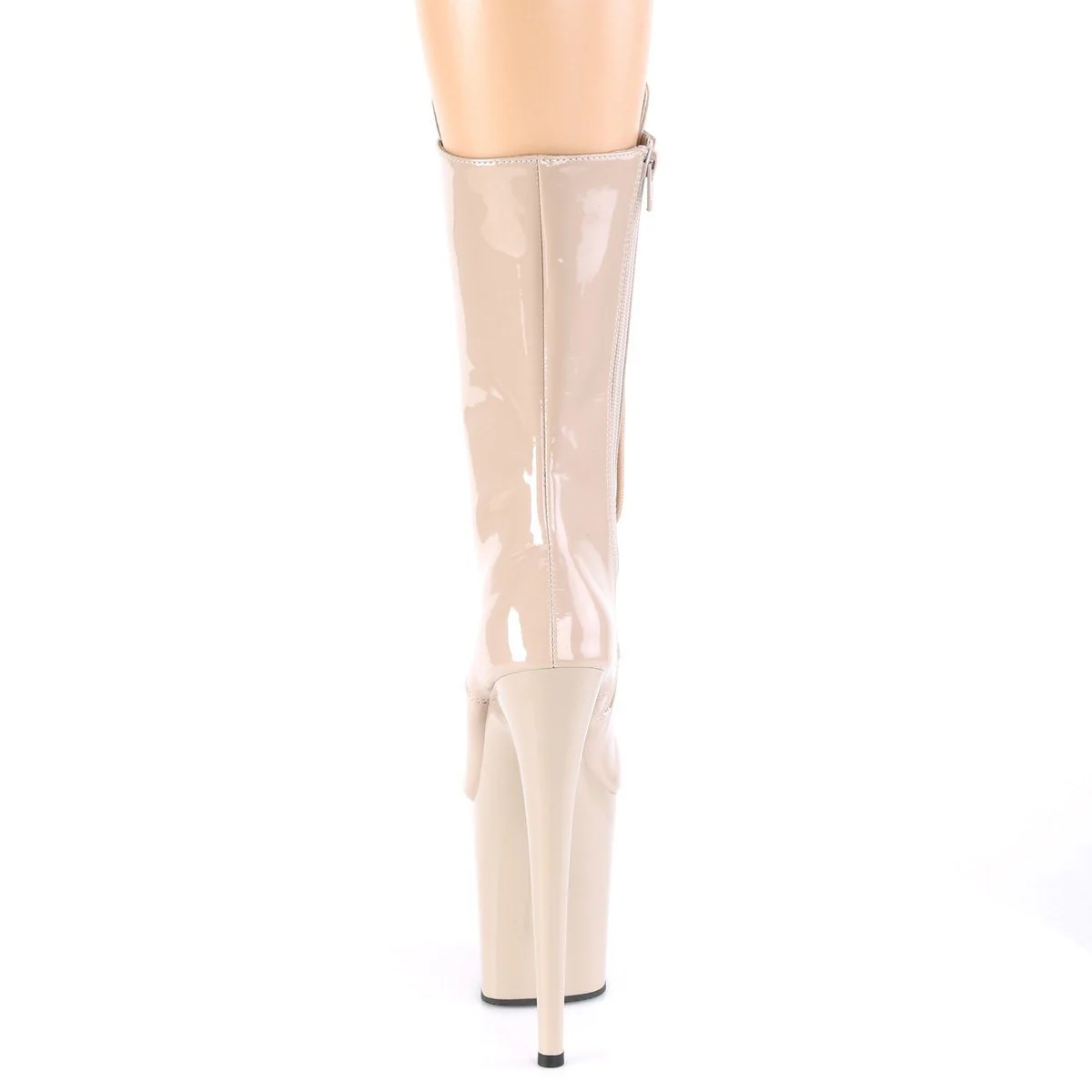 Seductive-6702 Exotic Boot | Nude Patent - Image 4