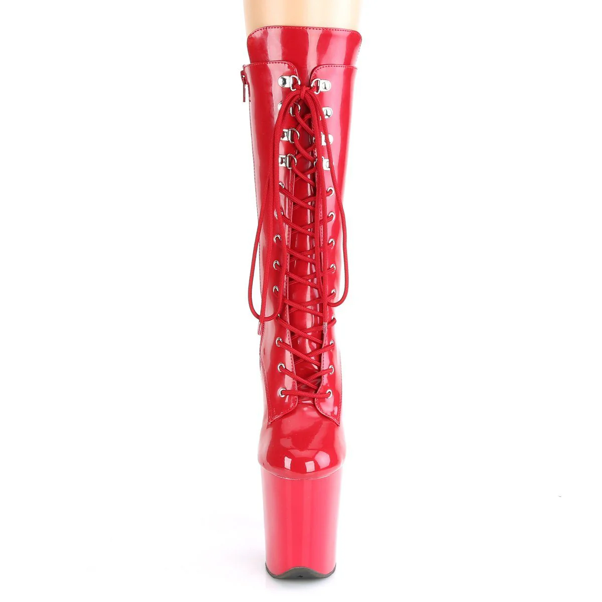 Seductive-6702 Exotic Boot | Red Patent - Image 2
