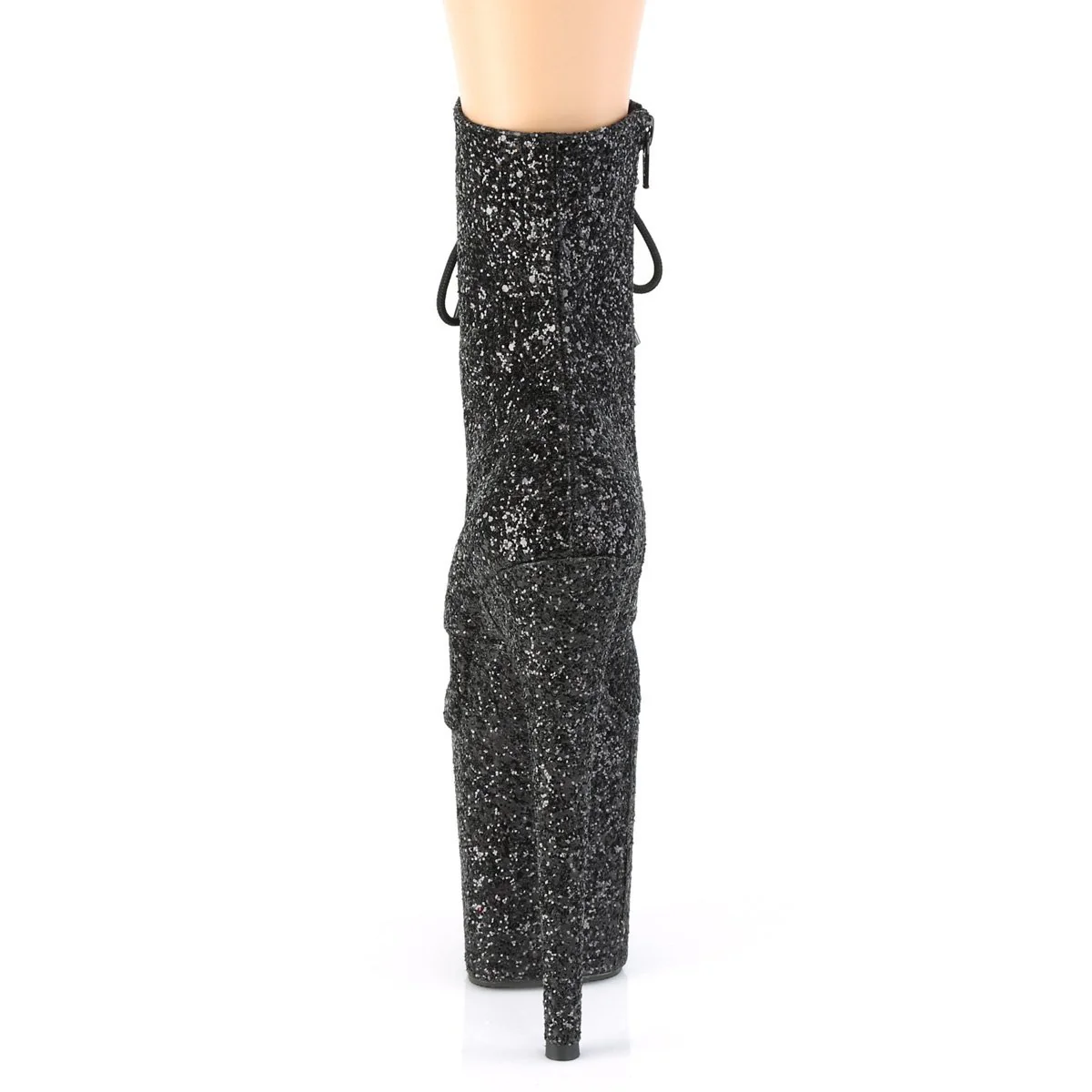 Seductive-A810 Exotic Boot | Black Glitter - Image 4