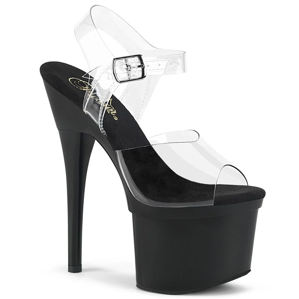 Seductive-B1006 Exotic Sandal | Clear Vinyl