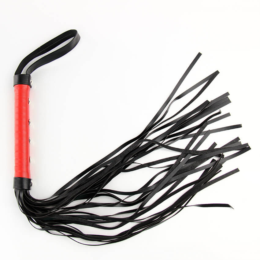 Sexy Black Lash PU Leather Whip - Image 2