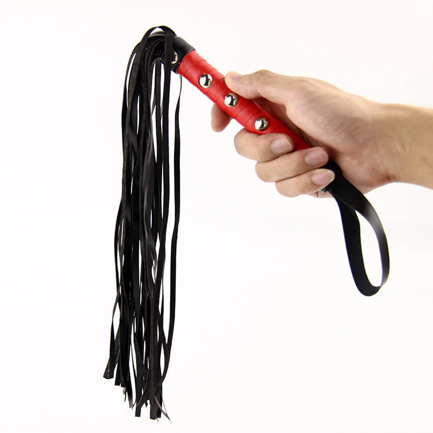 Sexy Black Lash PU Leather Whip - Image 5