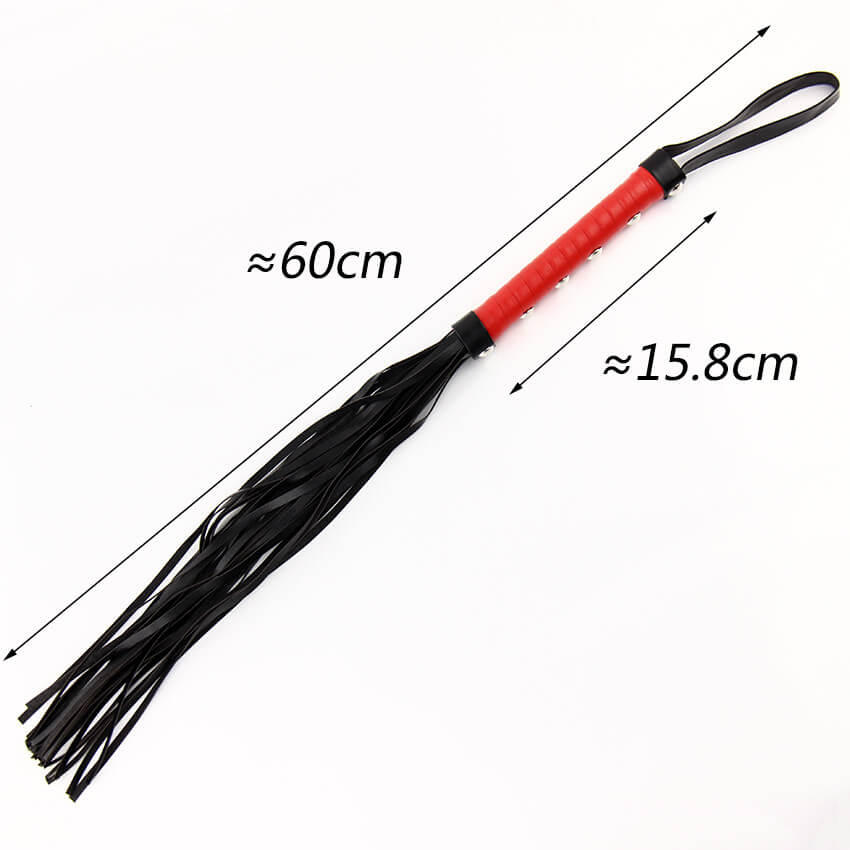 Sexy Black Lash PU Leather Whip - Image 8