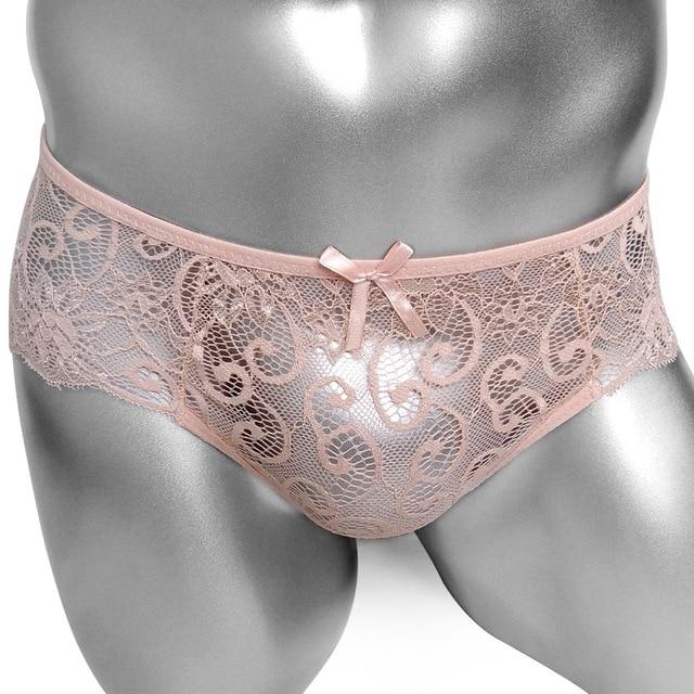 Sheer Floral Lace Panties