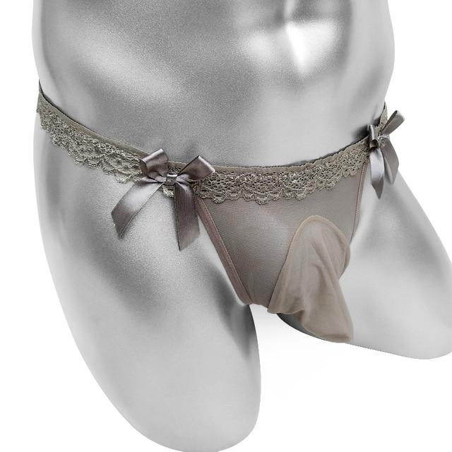 Lace Sissy Pouch Panties - Image 3