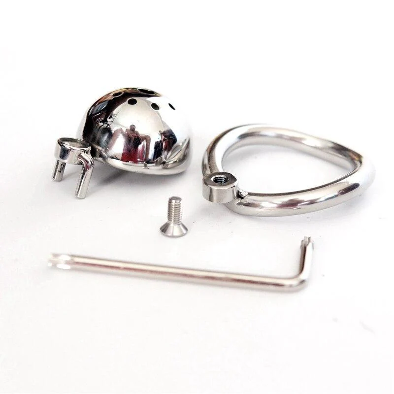 Metal Chastity Cage Extreme Short - Image 4