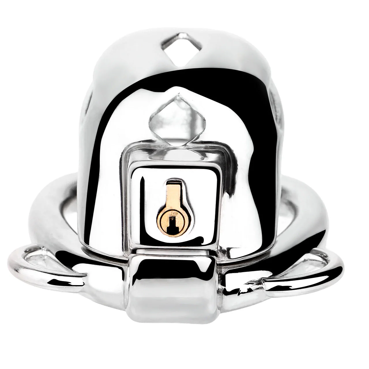 Short Smooth Stainless Steel Mamba Cage with Belt 2026 Edition - Image 12