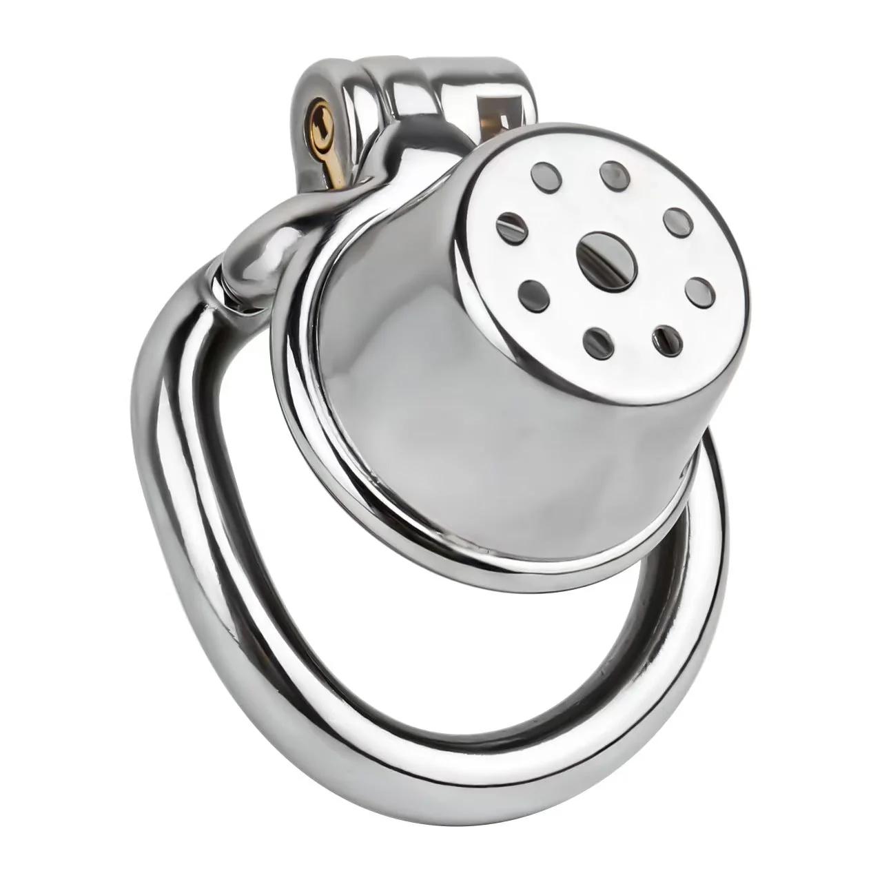 Shower Shaped Chastity Device Steel