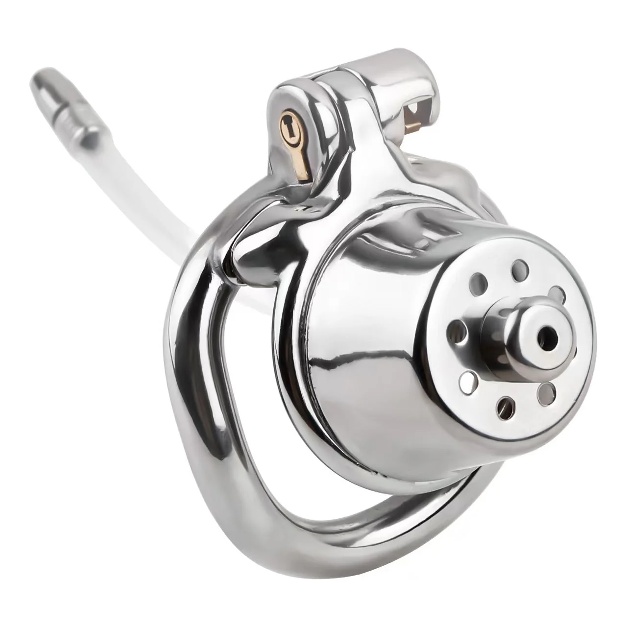 Shower Shaped Chastity Device Steel - Image 10