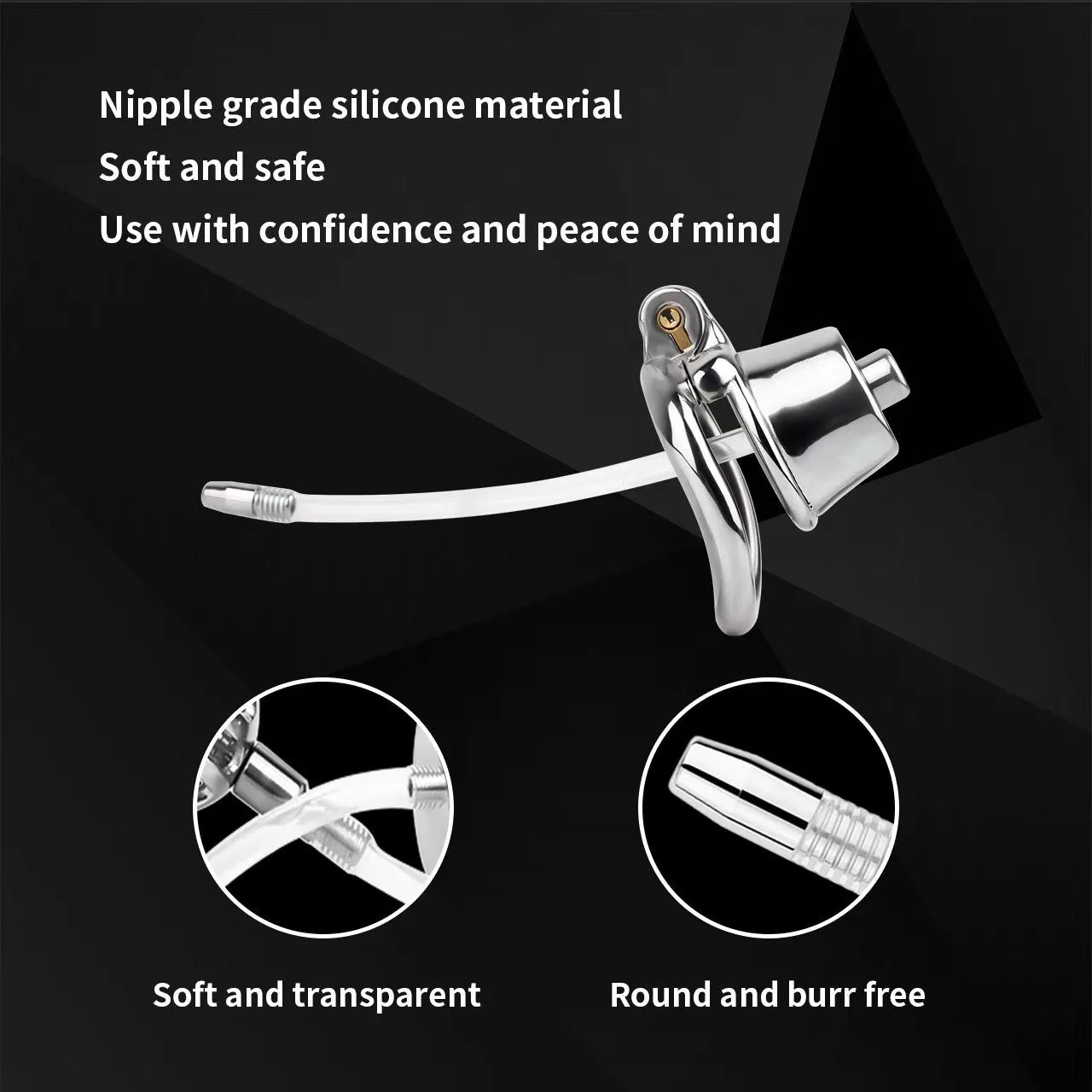 Shower Shaped Chastity Device Steel - Image 14