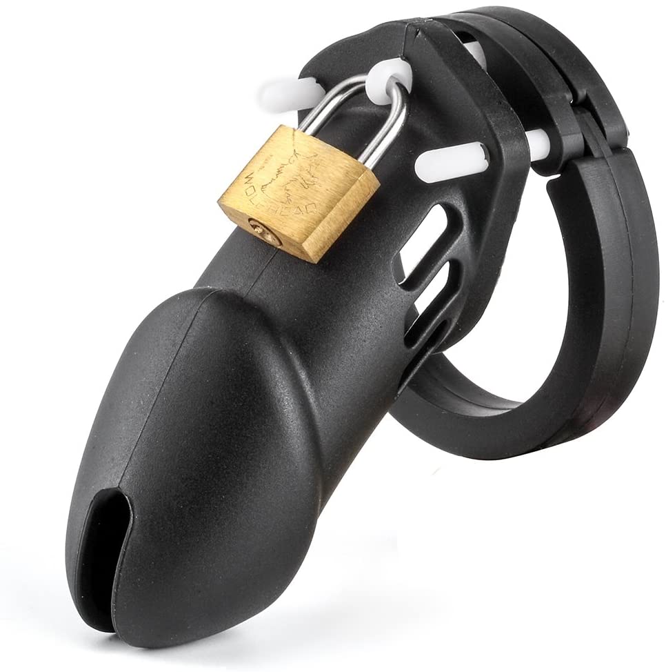 Male's Black Silicone Device Cage 3.15 Inches and 3.74 Inches Long - Image 9