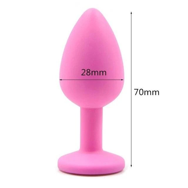 Colorful Silicone Butt Plug - Image 11