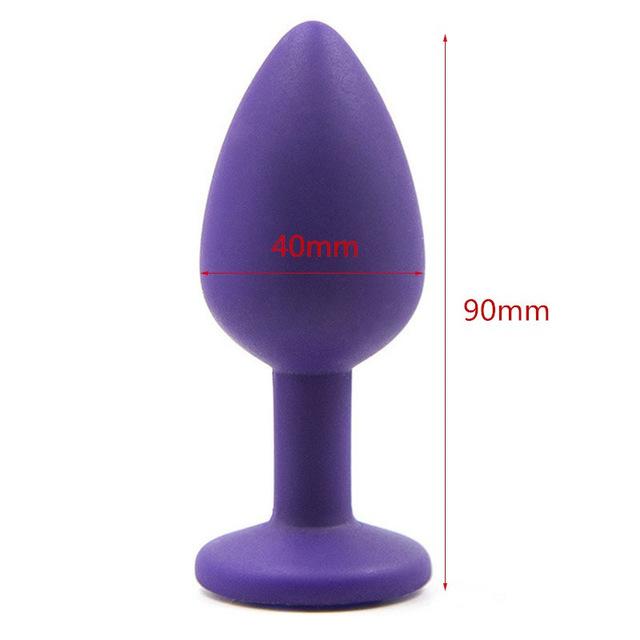 Colorful Silicone Butt Plug - Image 17