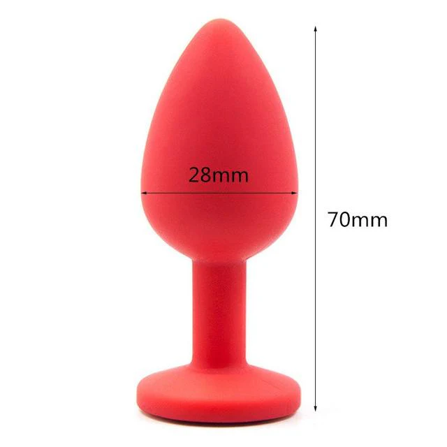 Colorful Silicone Butt Plug - Image 8