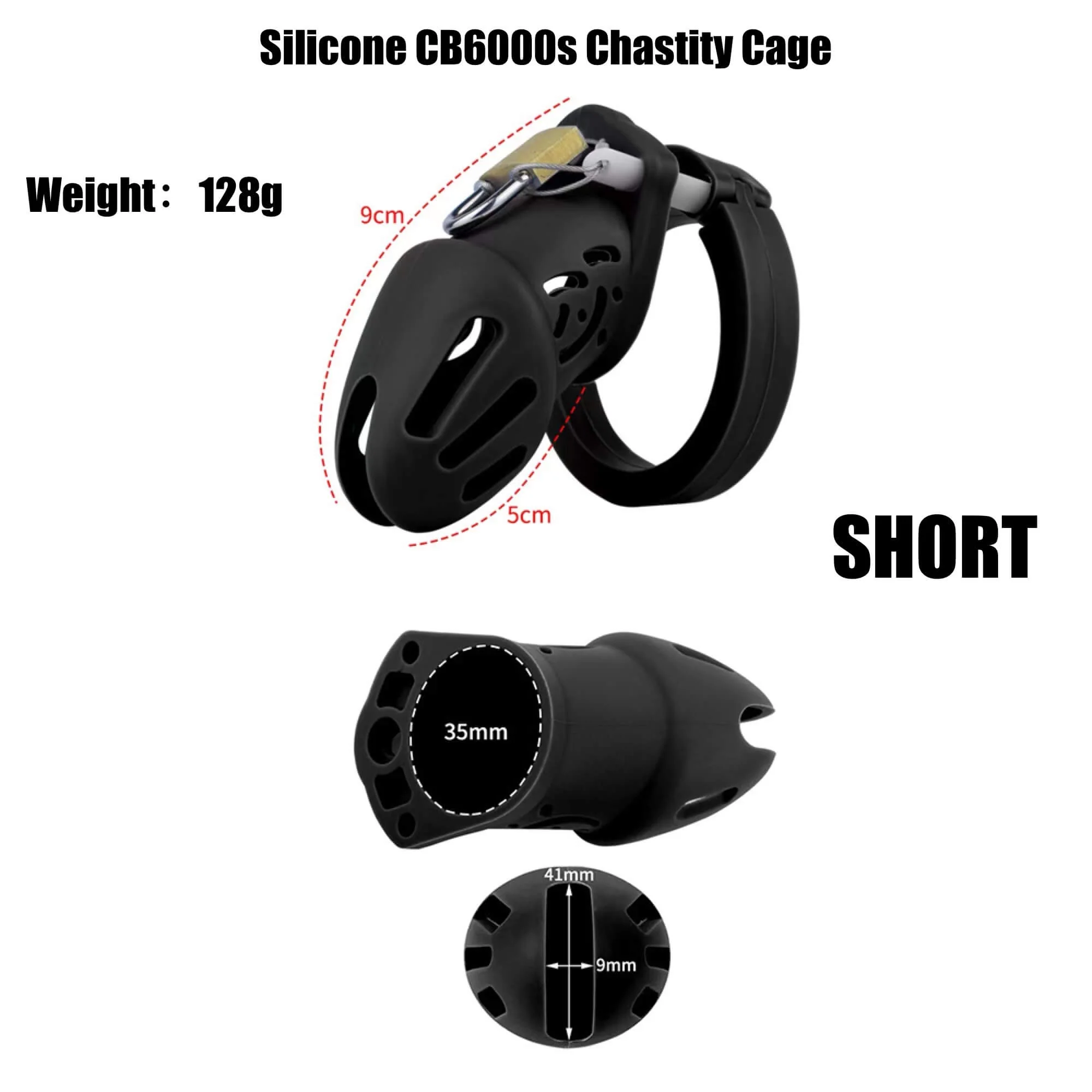 Silicone CB6000s Chastity Cage - Image 8