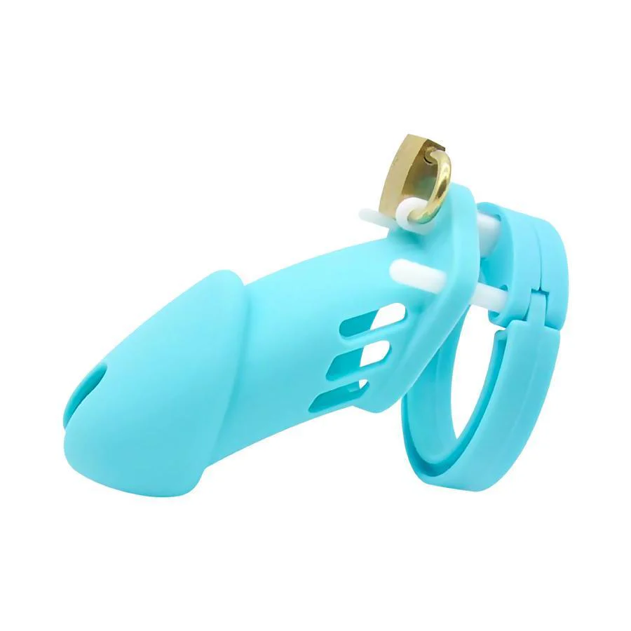 Silicone Sissy Male Chastity Device 2.76 inches and 3.74 inches long - Image 10
