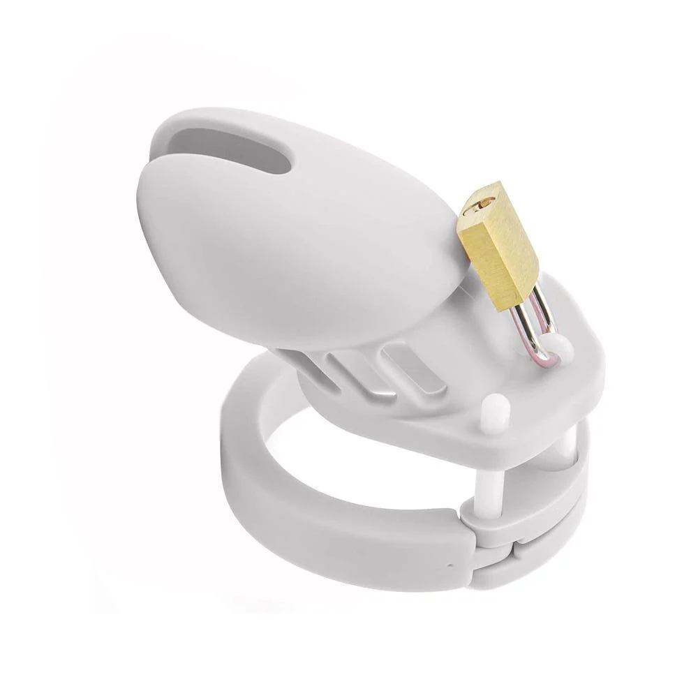 Silicone Sissy Male Chastity Device 2.76 inches and 3.74 inches long - Image 4