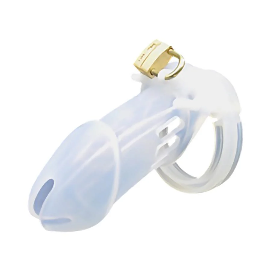 Silicone Sissy Male Chastity Device 2.76 inches and 3.74 inches long - Image 9