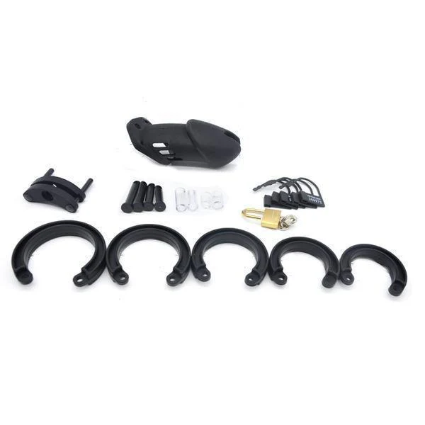 Male's Silicone Device Cage 2.76 inches and 3.74 inches long(all rings included) - Image 7