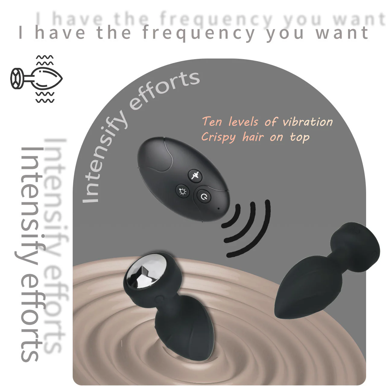 Silicone Remote-control Vibrating Anal Plug - Image 4