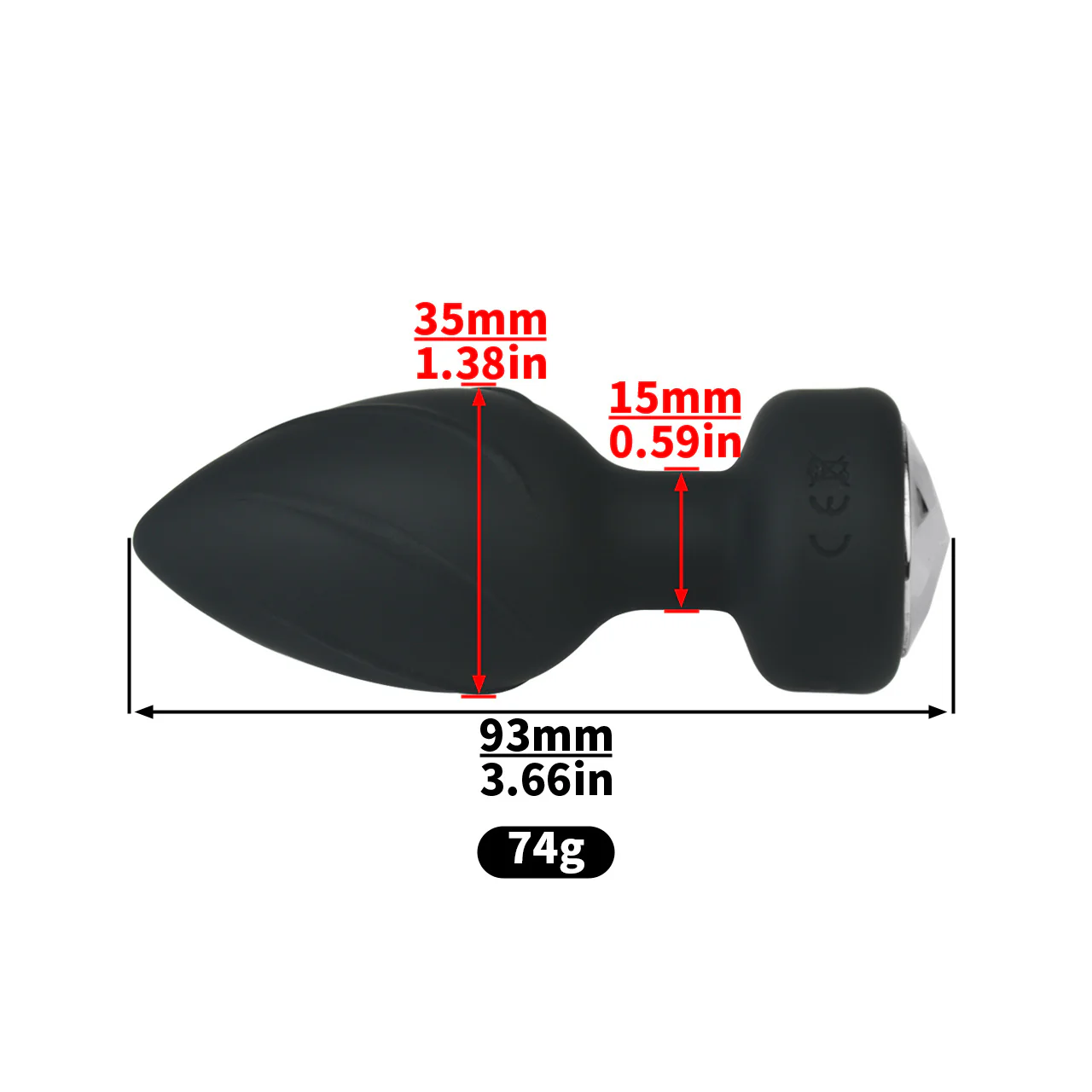 Silicone Remote-control Vibrating Anal Plug - Image 7