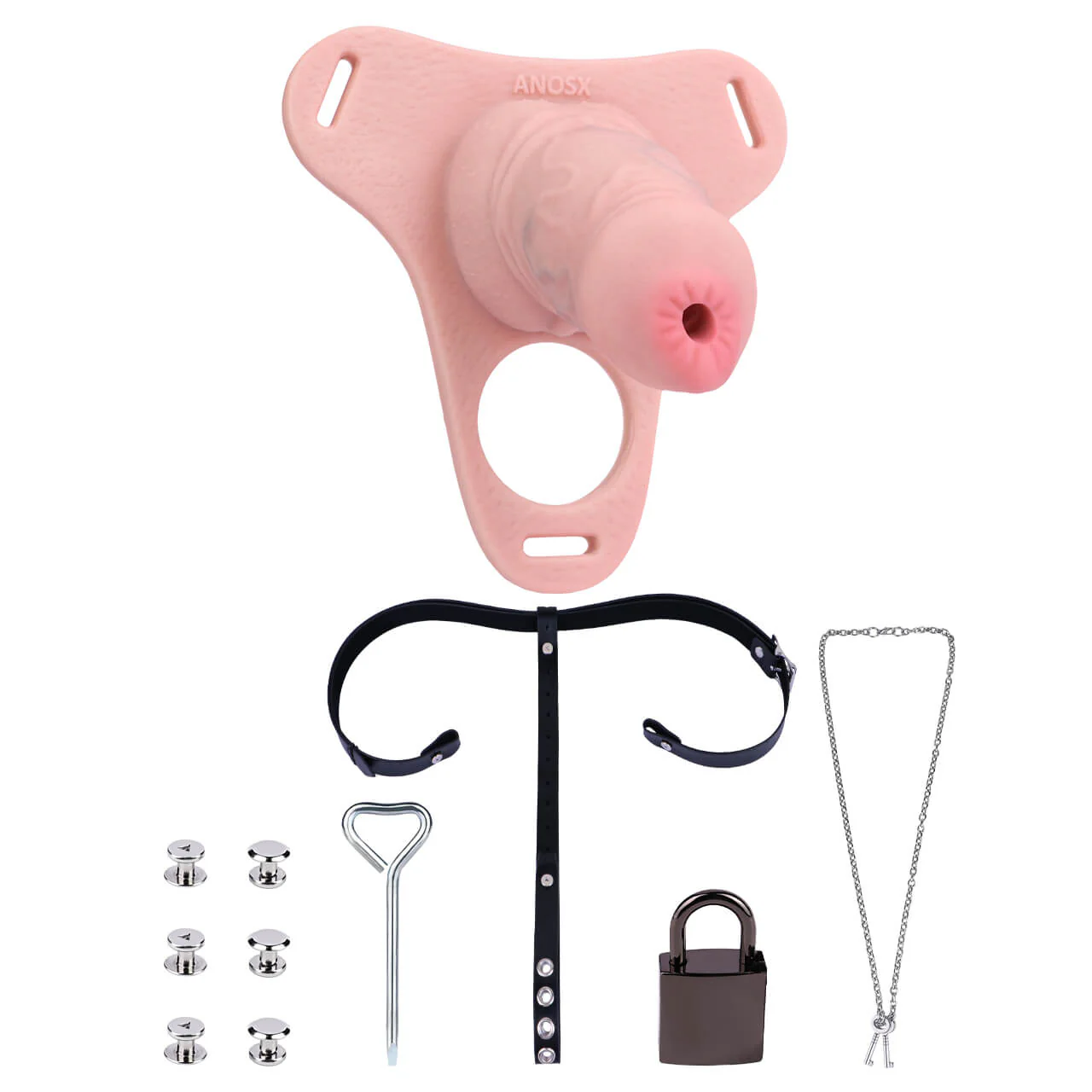Silicone Wearable Chastity Cage - Image 3